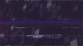 Static spike sparking red symbol pulsing and numeric grid drifting as year markers flickering. Futuristic, digital, glitch, abstract, technology, data, interference - Powered by Shutterstock - Get 15% off with code: PIKWIZARD15