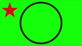 Rotating 4th July Star Badge Animation Green BG USA Text 4K 2K Full HD - Powered by Shutterstock - Get 15% off with code: PIKWIZARD15