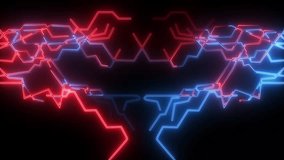 Red and Blue Neon Circuit Grid Animation – 4K Sci-Fi Tech Background - Powered by Shutterstock - Get 15% off with code: PIKWIZARD15