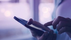 Close-up of hands holding smartphone with floating social media icons, symbolizing digital interaction, real-time communication, and online user engagement for modern technology and lifestyle themes. - Powered by Shutterstock - Get 15% off with code: PIKWIZARD15