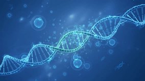 Illustration of Blue DNA Helix and Genetic Structure in Scientific Context - Powered by Shutterstock - Get 15% off with code: PIKWIZARD15
