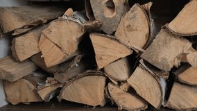 Dry chopped birch firewood close-up - Powered by Shutterstock - Get 15% off with code: PIKWIZARD15