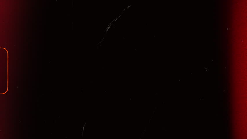 Vintage Super 8 Film Frame with Soft Light Leaks. Film Burns Overlay. Film Grain For Retro Look