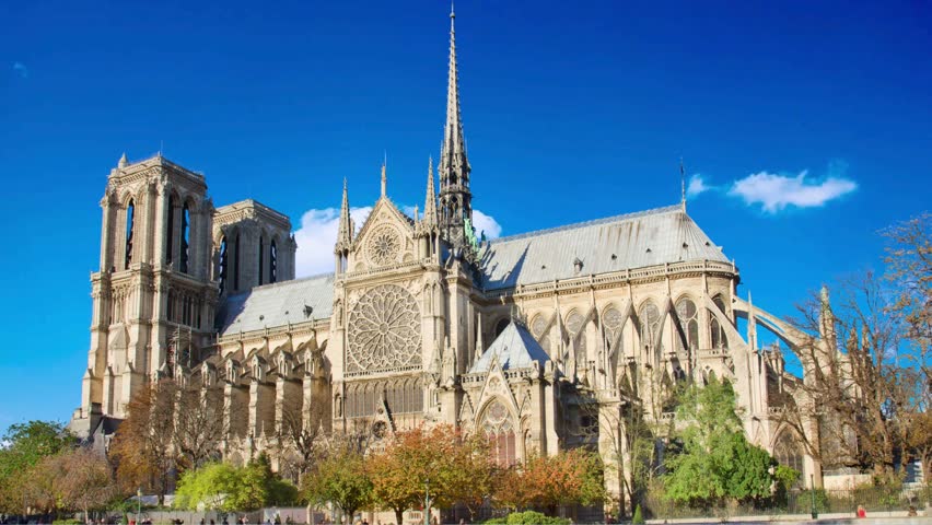 Notre Dame de Paris Cathedral, most beautiful Cathedral in Paris. View from the River Seine. France.The beautiful Notre Dame de Paris and Seine River at twilightNotre Dame de Paris Cathedral, most bea