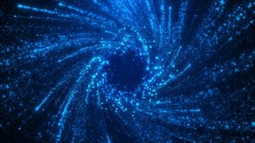 Futuristic Abstract 4K Blue shining glitter particles Animation New Motion Background. Light flare For event, festival, presentation, music, show, party, Award, fashion, Music, festival, club stage 3D - Powered by Shutterstock - Get 15% off with code: PIKWIZARD15