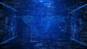 World breaking news Studio loop Background for stock market news report breaking news on world live report. futuristic background planet Earth 3D map Stock market Global earth map Digital animation. - Powered by Shutterstock - Get 15% off with code: PIKWIZARD15