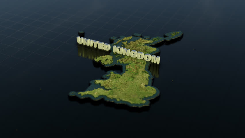Realistic 3D map with textured surface and simple elevation. Great for visualizations, presentations, and backgrounds. Clean, high-resolution render with subtle topographic detail.