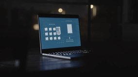 Computer screen with spyware uploading top secret films to remote folder server. Hacking government agency system stealing classified documents to cloud. Exposing secrets and conspiracy or corruption - Powered by Shutterstock - Get 15% off with code: PIKWIZARD15