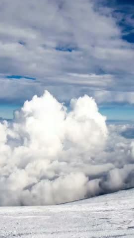 Mont Blanc mountain, Courmayeur in France.