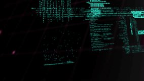 At start teal code and chart drifting in, centering gradient 'THANK YOU' text showing gratitude. Technology, data visualization, digital interface, corporate communication, futuristic, graphic design, - Powered by Shutterstock - Get 15% off with code: PIKWIZARD15