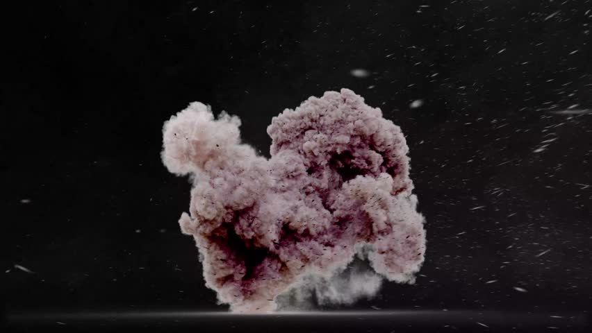Dynamic animation of explosions amidst heavy snowfall, perfect for winter-themed projects, action scenes, and visual effects. High-quality VFX for filmmakers, game developers, and creative professiona