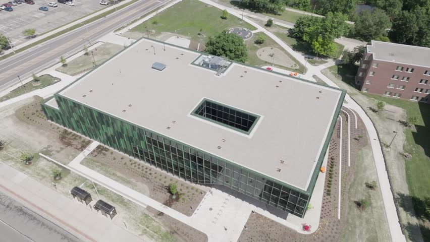 Michigan State University Aerial Drone Multicultural Center