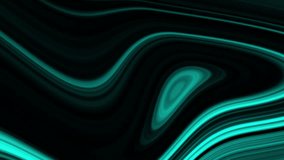 Abstract animated background with fluid marble like lines in teal and black colors, creating a dynamic and elegant wave motion effect perfect for modern design, motion graphics, or branding - Powered by Shutterstock - Get 15% off with code: PIKWIZARD15