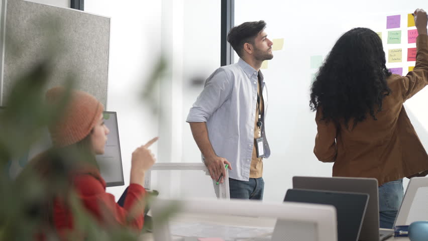 White collar workers are meeting at office. Business, teamwork.