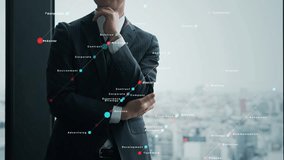 Business people thinking in the office and digital technology concept - Powered by Shutterstock - Get 15% off with code: PIKWIZARD15