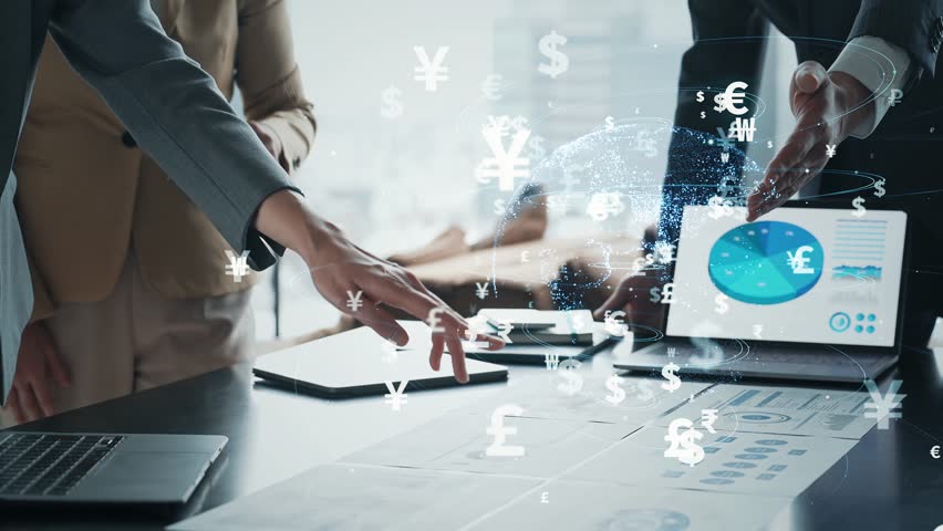 Financial technology concept for business people meeting - Powered by Shutterstock - Get 15% off with code: PIKWIZARD15