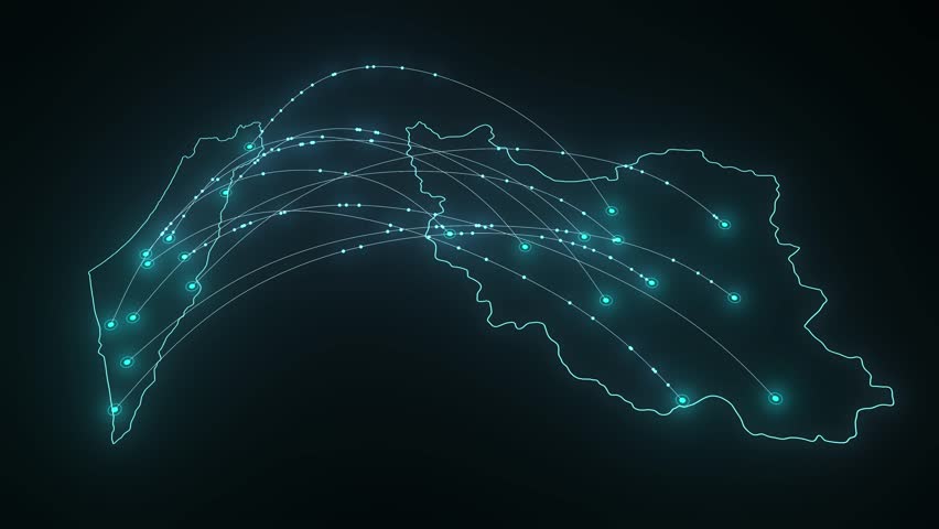 Israel and Iran launching missiles