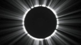 Coronal Light: Visualizing a Solar Eclipse in Space. 4K Animation. 3D Illustration - Powered by Shutterstock - Get 15% off with code: PIKWIZARD15