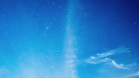 The vast starry night sky stretches above Caoshan Moon World in Nanxi, Tainan, Taiwan, as ethereal white clouds gracefully drift across the celestial canvas, enhancing the mysterious atmosphere. - Powered by Shutterstock - Get 15% off with code: PIKWIZARD15