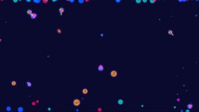 Colorful Floating Candy Bokeh with Glowing Celestial Orbs and Mystical Starry Night Sky Forming an Abstract Dreamlike Galaxy Background with Ethereal Cosmic Particles and Vibrant Space Atmosphere - Powered by Shutterstock - Get 15% off with code: PIKWIZARD15