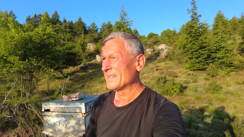 The freshest mountain air and pleasant sunny weather - that's what a pensioner needs for active recreation!!! And in the pleasant company of his pet!