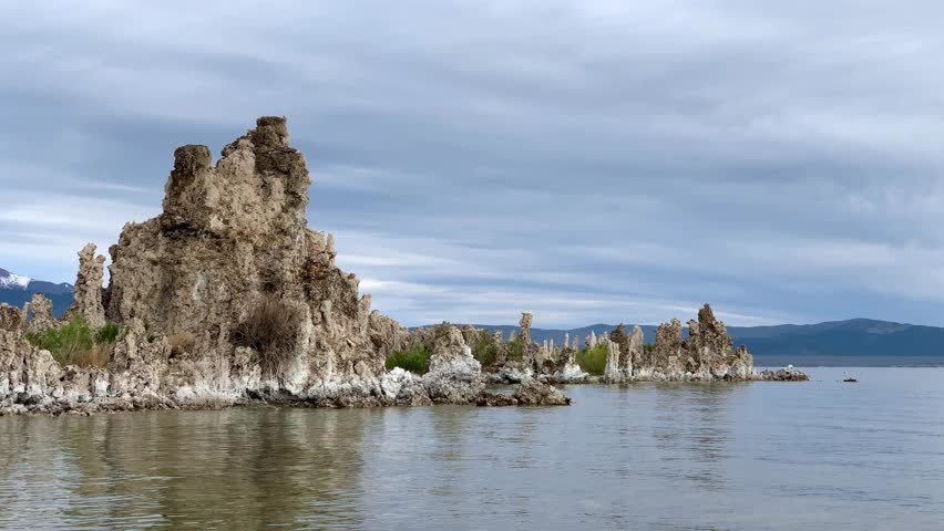 The Shore of Mono Lake With Tufa Towers