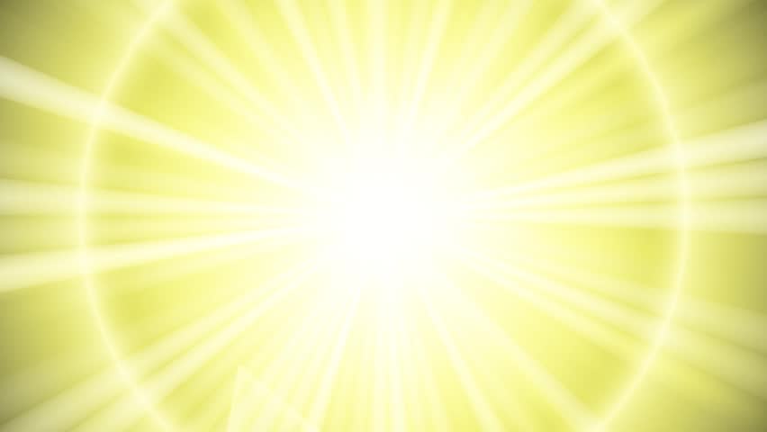 HD Illusion Light Flare Yellow Animation Motion Background Video