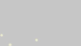 Floating yellow bokeh particles on a clean white background. Abstract digital dots moving in soft and elegant motion. Minimal and bright animation. Seamless loop.

 - Powered by Shutterstock - Get 15% off with code: PIKWIZARD15