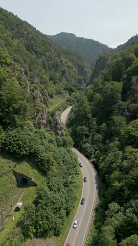 Scenic Route Through the Black Forest Mountains to Freiburg Germany