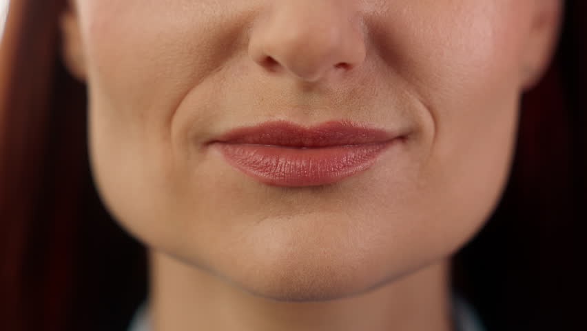 Close up mouth open shocked girl Caucasian business woman businesswoman wonder shock emotion expression female entrepreneur scary fright impress face stare amazed surprise wow news excitement stunned
