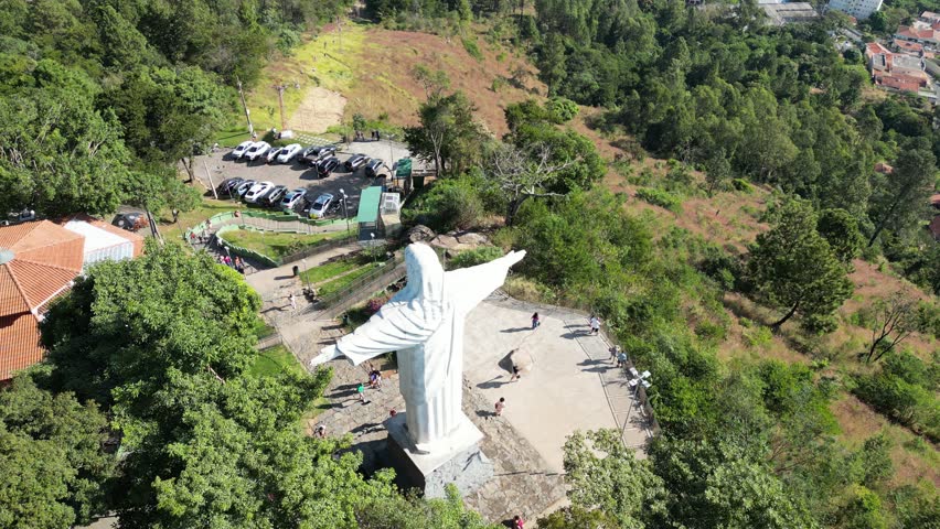 Aerial View of Serra Negra, São Paulo