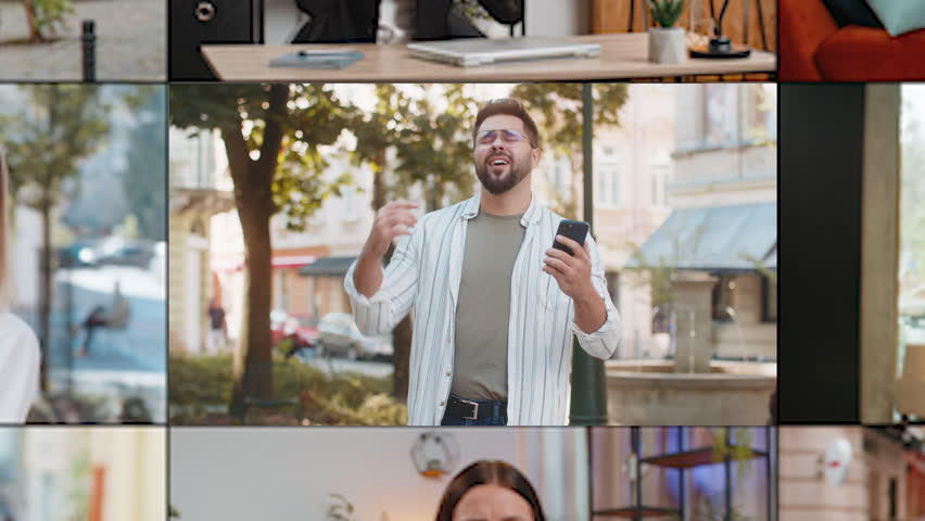 Collage of upset frustrated people men women diverse gender different ages ethnicity using smartphone typing browsing, loses becoming surprised amazed lottery sad results, bad news, fortune loss, fail