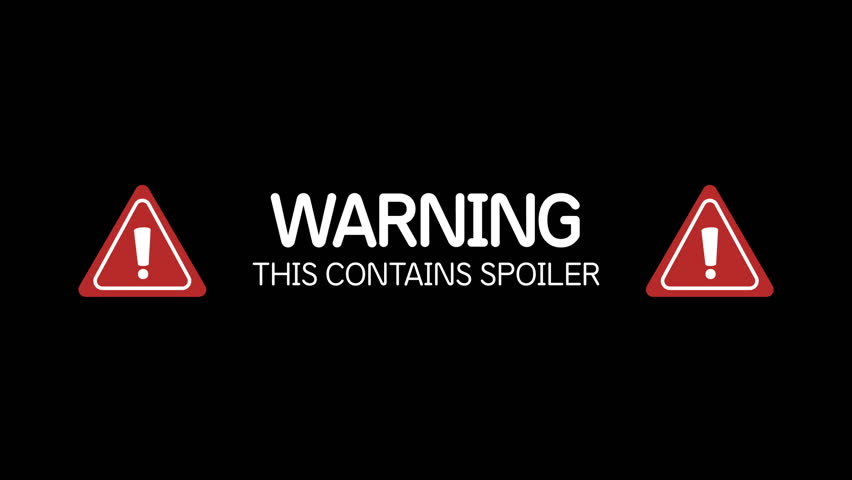 Spoiler Warning Background for Video Reviews of Films, Books, and More animation