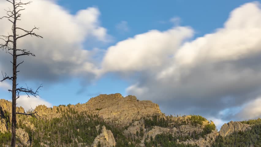 Time lapse of the amazing landscape of the Black Hills in South Dakota.