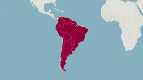 Continent South America from Space - Powered by Shutterstock - Get 15% off with code: PIKWIZARD15