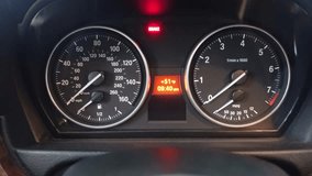 Illuminated Car Dashboard with Warning Lights - Powered by Shutterstock - Get 15% off with code: PIKWIZARD15