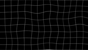 Animated wavy white wireframe mesh on black background. Moving waves on black background. 4K looped animation
 - Powered by Shutterstock - Get 15% off with code: PIKWIZARD15