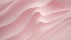 Abstract layered tenderness pink red silk background luxury wave cloth satin pastel color fabric in layers. Rose liquid wave beige wavy fluid texture. Fluttering material 3D animation design wallpaper - Powered by Shutterstock - Get 15% off with code: PIKWIZARD15