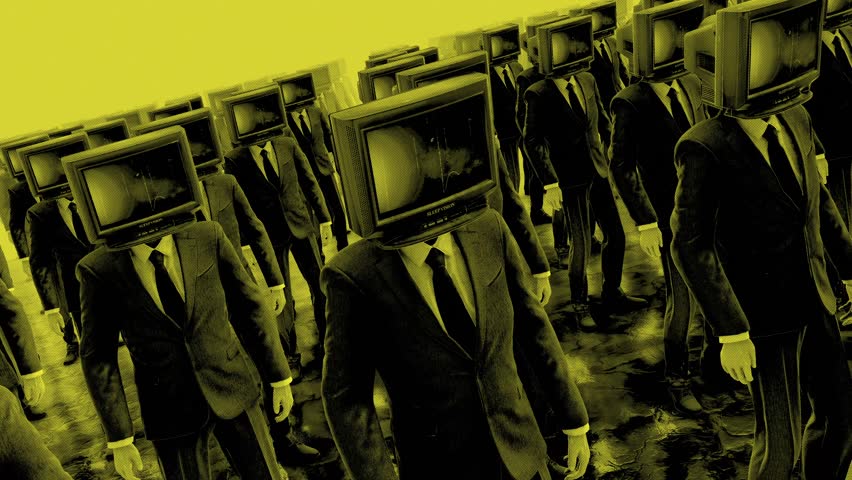 Endless Men In Suits with TV Heads