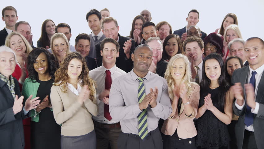 portrait large group happy diverse business Stock Footage Video (100%  Royalty-free) 3823511 | Shutterstock