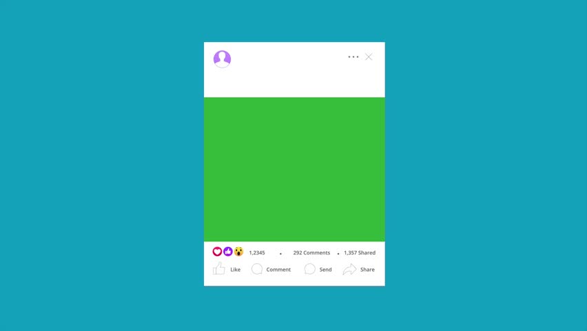 Floating Emoji Reactions on Social Media Post UI