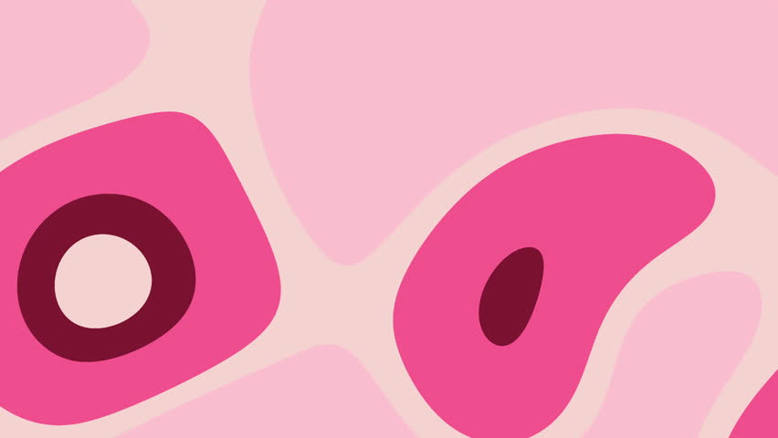 Abstract Pink Organic Shapes Background, a seamless pattern of abstract, organic shapes in varying shades of pink. The shapes are amorphous and fluid, exhibiting smooth curves and rounded