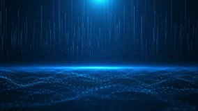 4K Digital Cyberspace Virtual Artificial intelligence cyber Technology background 3D concept. social media tech innovation future Ai big data, internet network, lines dot. metaverse future meta funnel - Powered by Shutterstock - Get 15% off with code: PIKWIZARD15