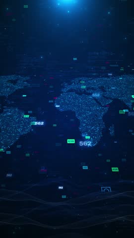 Stock market finance background motion graph, chart bars financial information. Global business trade statistics. Business Stock Market, Digital Data Financial Investment Trading Trends, Investment 3D