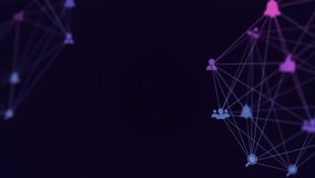 Detecting metrics, cluster growing into mesh sphere as data orbiting and icons forming network. Technology, digital, futuristic, abstract, data, connectivity, cyber - Powered by Shutterstock - Get 15% off with code: PIKWIZARD15