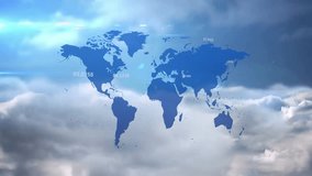 Upon starting digital world map firing data beams linking pulsing nodes showing network growth. Global connectivity, data visualization, technological innovation, network infrastructure, digital - Powered by Shutterstock - Get 15% off with code: PIKWIZARD15