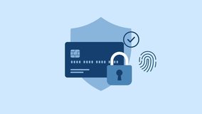 Secure Payment Icon Animation, Credit Card, Lock and Shield Motion Graphic - Powered by Shutterstock - Get 15% off with code: PIKWIZARD15