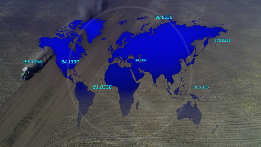 On map loading, arcs animating across regions with rotary icon cycling routes showing global flows. Cartography, analytics, visualization, geopolitics, connectivity, business, technology