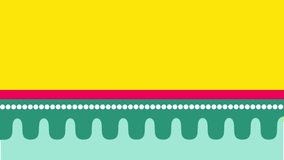 A vivid lemon-yellow and mint-green fantasy ground with whimsical sugary texture, like a dreamland level from a candy-themed world - Powered by Shutterstock - Get 15% off with code: PIKWIZARD15