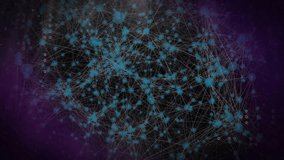 Loading indicator pulsing triggers 3D node cluster pulsating and scaling signaling cycle completion. Technology, data, connectivity, digital, futuristic, innovation, abstract - Powered by Shutterstock - Get 15% off with code: PIKWIZARD15